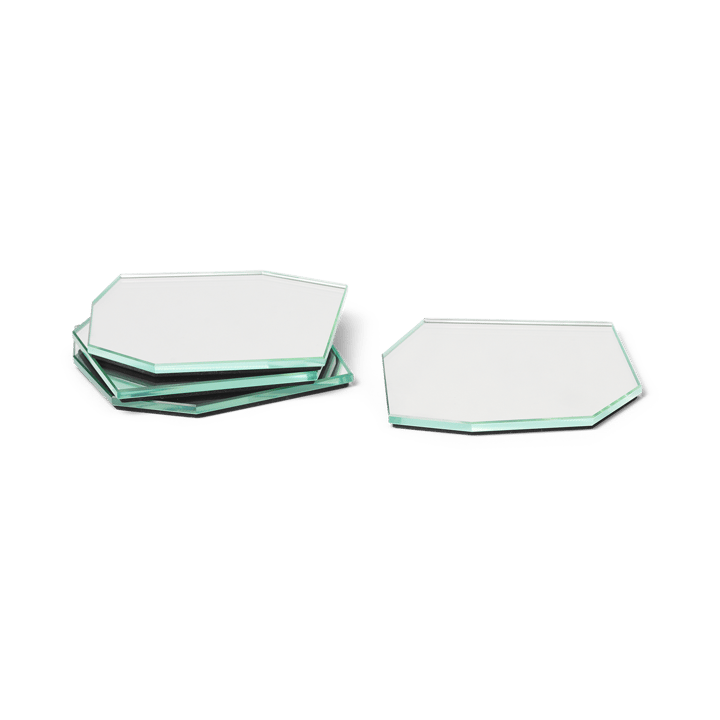 Sous-verres Shard Lot de 4 - Mirror - ferm LIVING