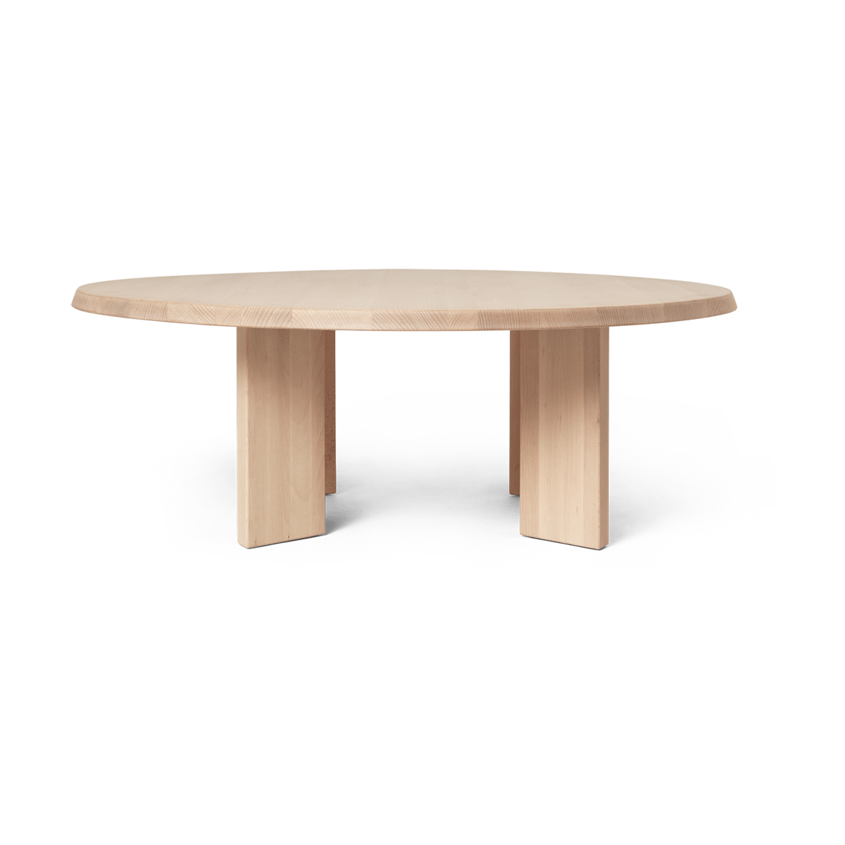 ferm LIVING Table basse Tarn 107,6x108,1 cm White oiled beech