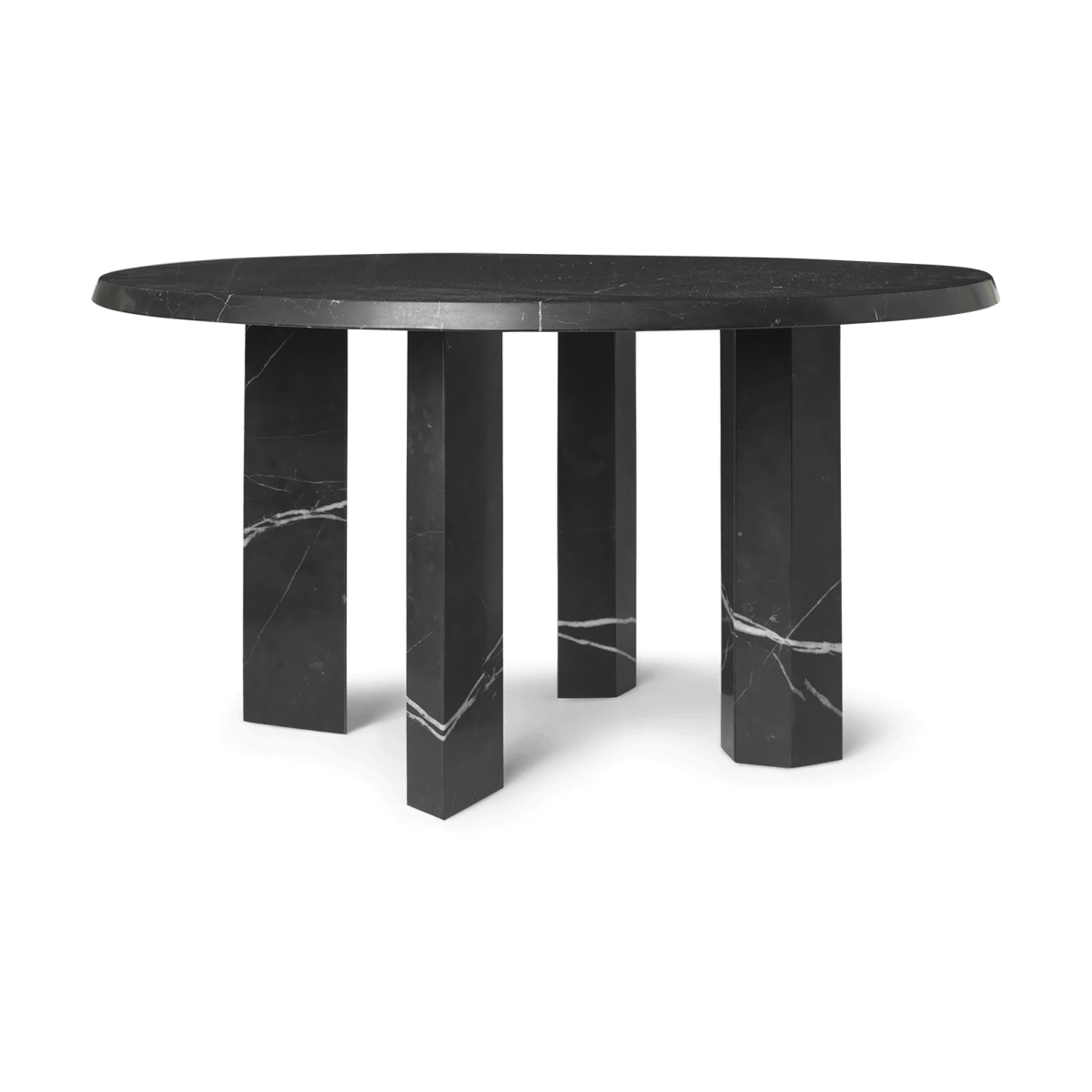 ferm LIVING Table basse Taula Ø67x35 cm Black