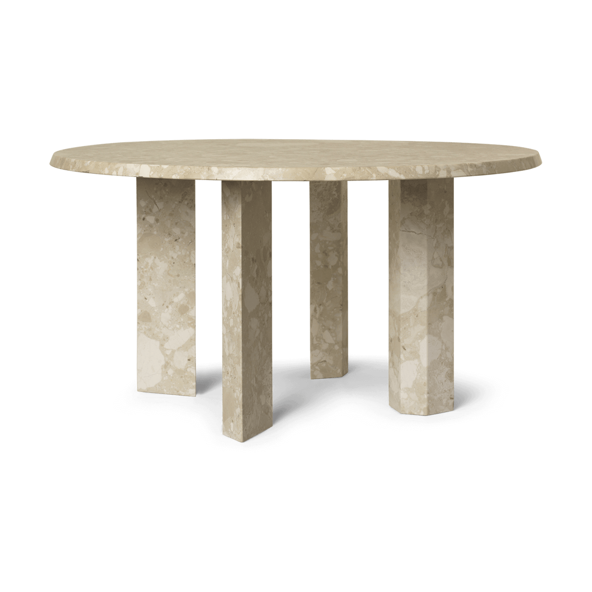 ferm LIVING Table basse Taula Ø67x35 cm Sand