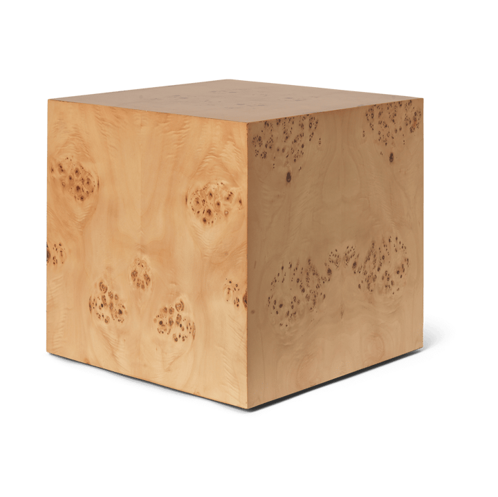 Table d'appoint Burl Cube 40x40 cm - Natural - ferm LIVING