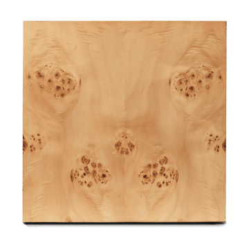 Table d'appoint Burl Cube 40x40 cm - Natural - ferm LIVING