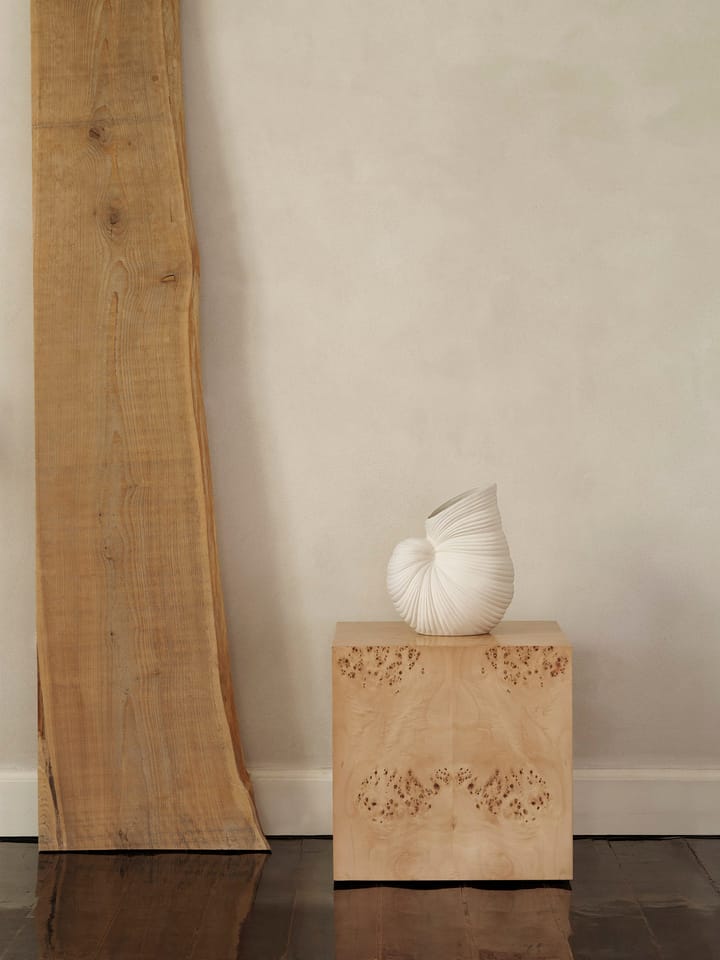 Table d'appoint Burl Cube 40x40 cm - Natural - ferm LIVING