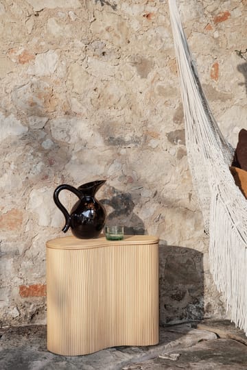 Table d'appoint Isola avec rangement - Natural - ferm LIVING