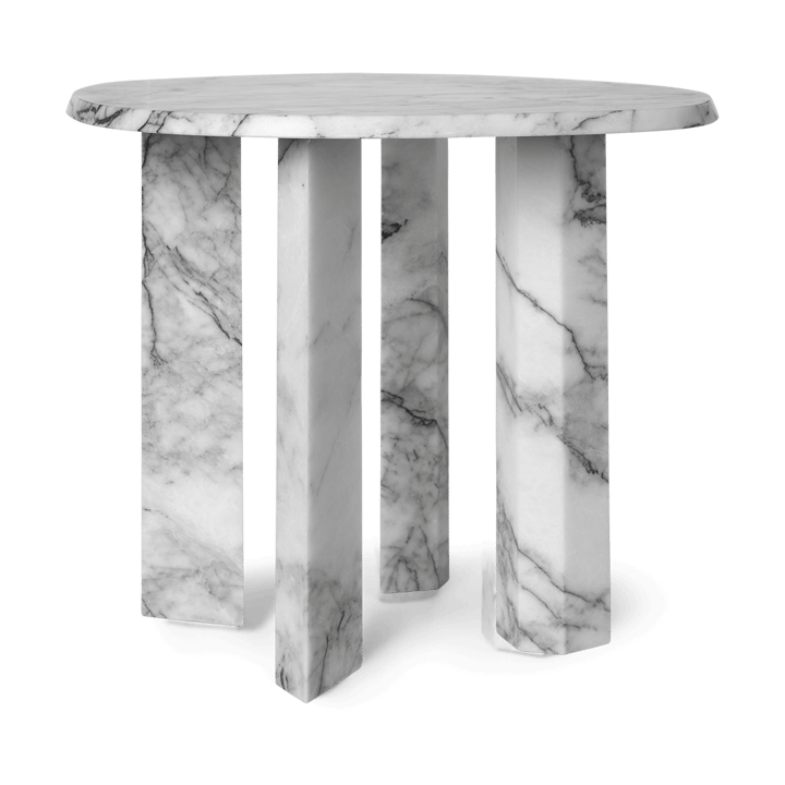 Table d'appoint Taula Ø54,4x45 cm - White-charcoal - Ferm LIVING