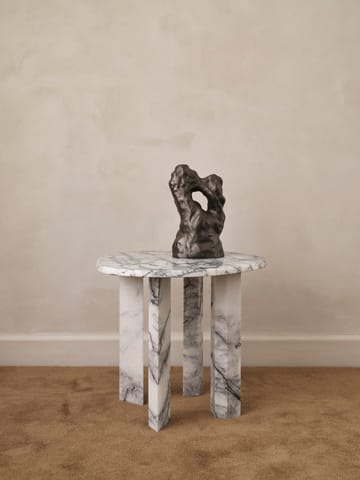 Table d'appoint Taula Ø54,4x45 cm - White-charcoal - ferm LIVING