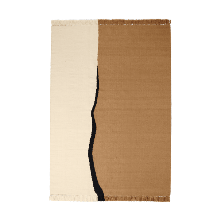 Tapis Soil Kelim - Dark sand-off white, 170x240 cm - Ferm LIVING