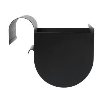 Uma jardinière balcon petite 20 cm - Black - Ferm Living