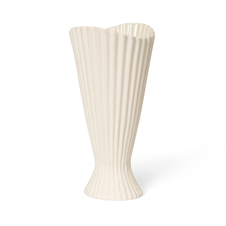 Vase Fountain 23 cm - Off white - ferm LIVING