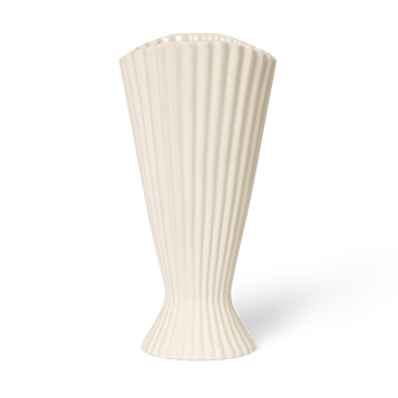 Vase Fountain 23 cm - Off white - ferm LIVING