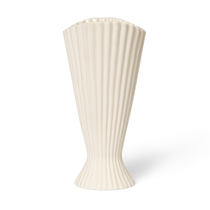 Vase Fountain 23 cm - Off white - ferm LIVING