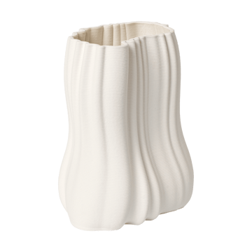 Vase Moire 20 cm - Off-white - Ferm Living