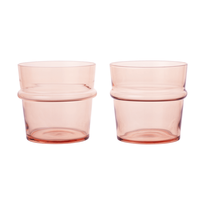 Verre à boire bas Boya 30 cl lot de 2, Blush Ferm Living