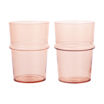 Verre à boire haut Boya 45 cl lot de 2 - Blush - Ferm Living