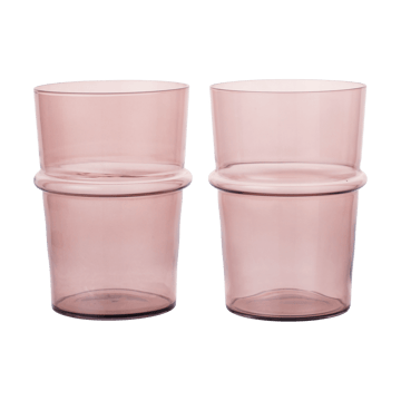 Verre à boire haut Boya 45 cl lot de 2 - Mauve - Ferm Living