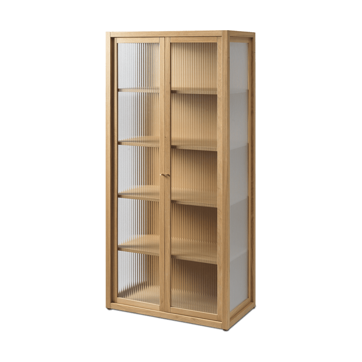 Vitrine Reed 70x155 cm, Natural oak ferm LIVING