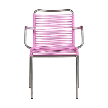 Chaise avec accoudoirs Mya Spaghetti - Pink - Fiam