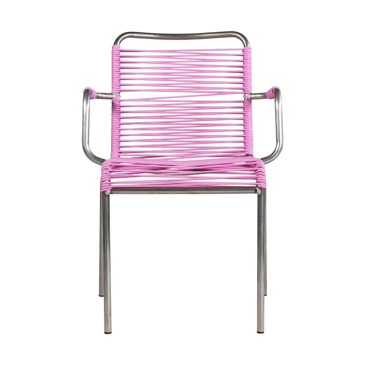 Chaise avec accoudoirs Mya Spaghetti, Pink Fiam