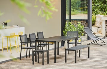 Table de salle à manger extensible Aria 140-200 cm - Black - Fiam