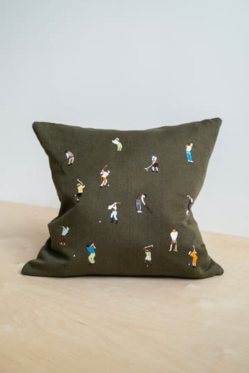 Housse de coussin Golfers 48x48 cm - Green - Fine Little Day