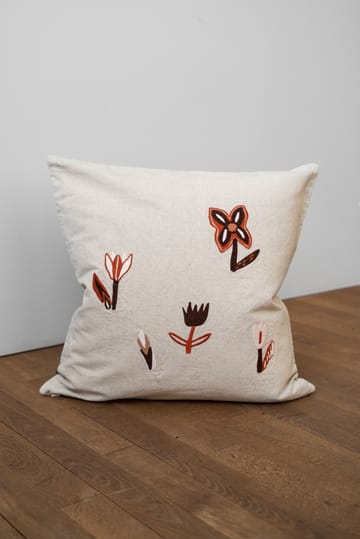 Housse de coussin Tulip 48x48 cm - Nature-red - Fine Little Day