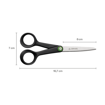 Ciseaux universels Functional Form 17 cm - Noir - Fiskars