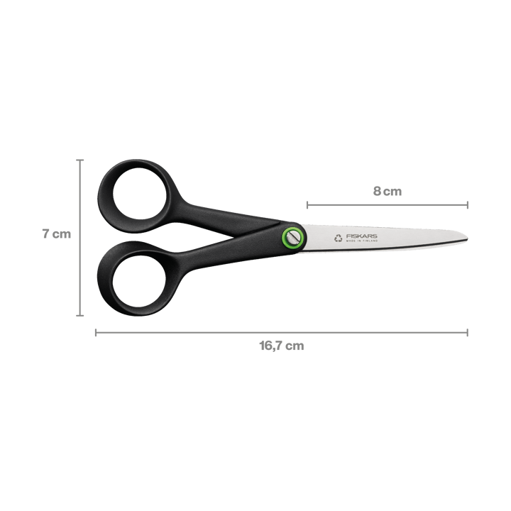 Ciseaux universels Functional Form 17 cm, Noir Fiskars