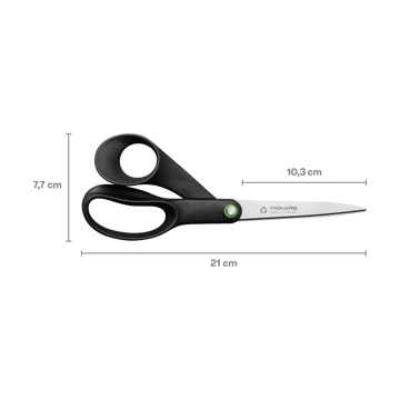 Ciseaux universels Functional Form 21 cm - Noir - Fiskars