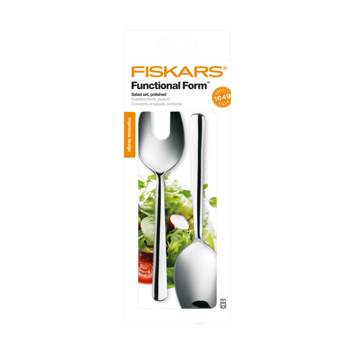 Couverts à salade Functional Form, 2 pièces - Brillant - Fiskars