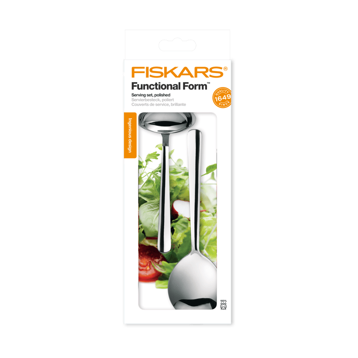 Couverts de service Functional Form, 2 pièces - Brillant - Fiskars