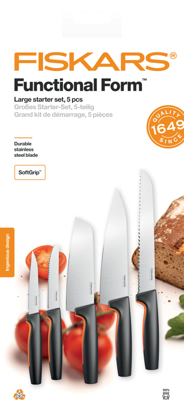 Grand set de couteaux Functional Form - 5 Pièces - Fiskars