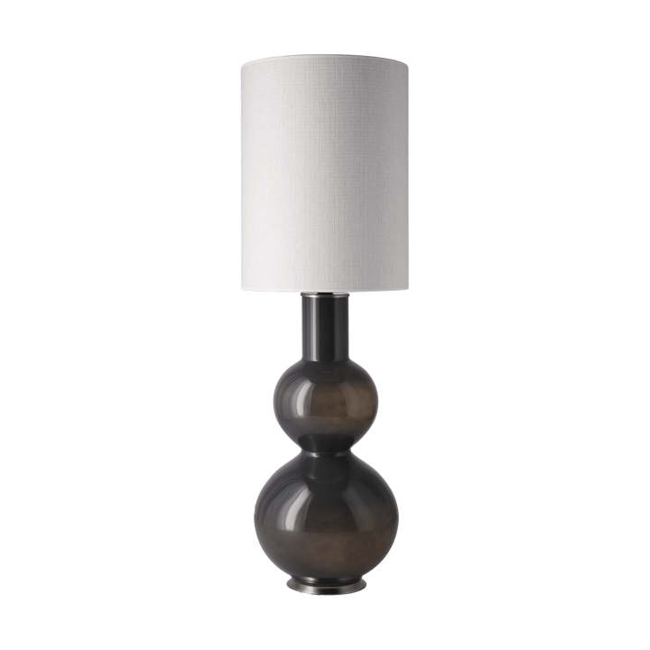 Lampe de table Augusta, base grise - Babel Beige L - Flavia Lamps