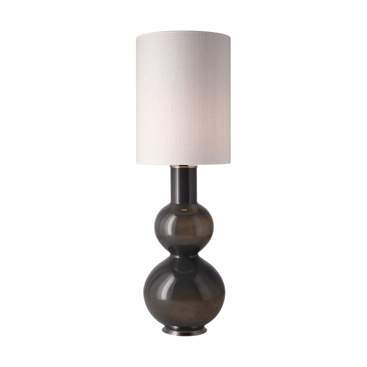 Lampe de table Augusta, base grise - Babel Beige L - Flavia Lamps