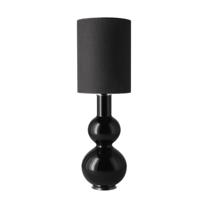 Lampe de table Augusta, base noire - Lino Negro L - Flavia Lamps