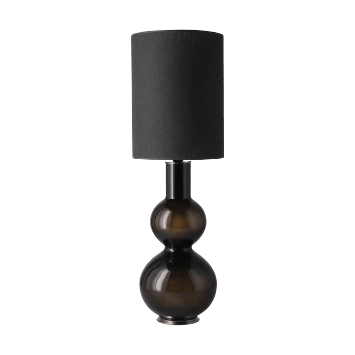 Lampe de table Augusta, base noire - Lino Negro L - Flavia Lamps