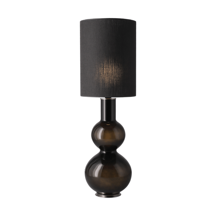 Lampe de table Augusta, base noire - Lino Negro L - Flavia Lamps