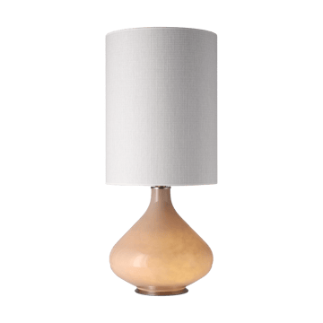 Lampe de table Flavia, base beige - Babel Beige L - Flavia Lamps