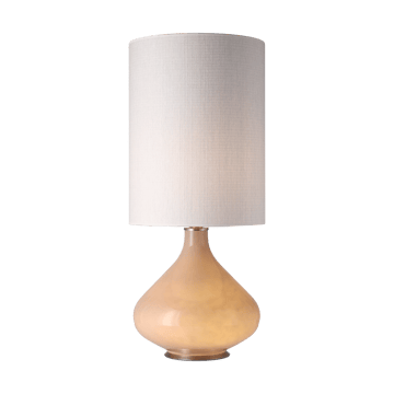 Lampe de table Flavia, base beige - Babel Beige L - Flavia Lamps