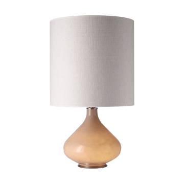 Lampe de table Flavia, base beige - Babel Beige M - Flavia Lamps