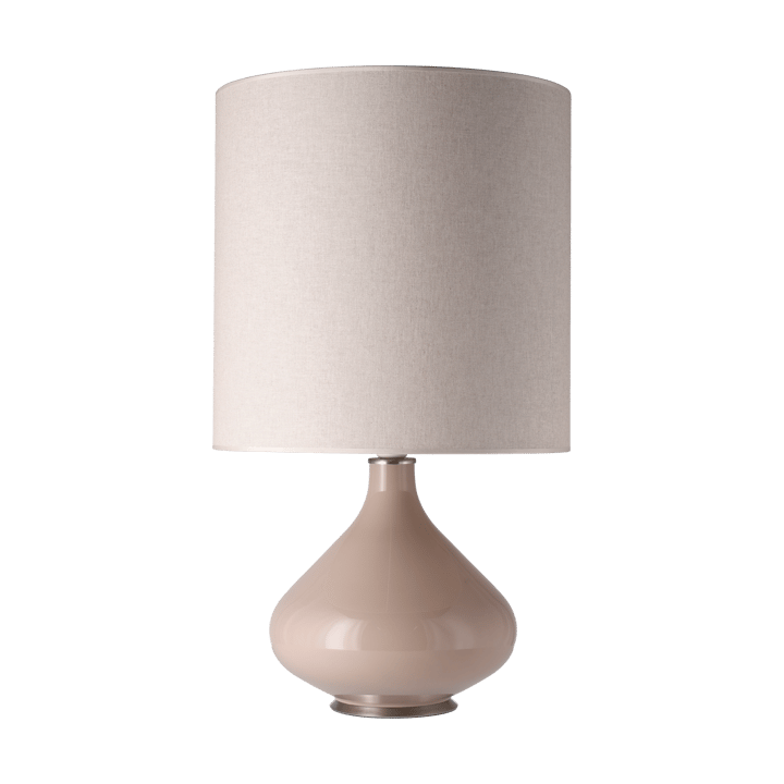 Lampe de table Flavia, base beige - Milano Tostado M - Flavia Lamps