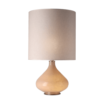 Lampe de table Flavia, base beige - Milano Tostado M - Flavia Lamps