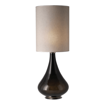 Lampe de table Renata, base noire - Milano Tostado L - Flavia Lamps