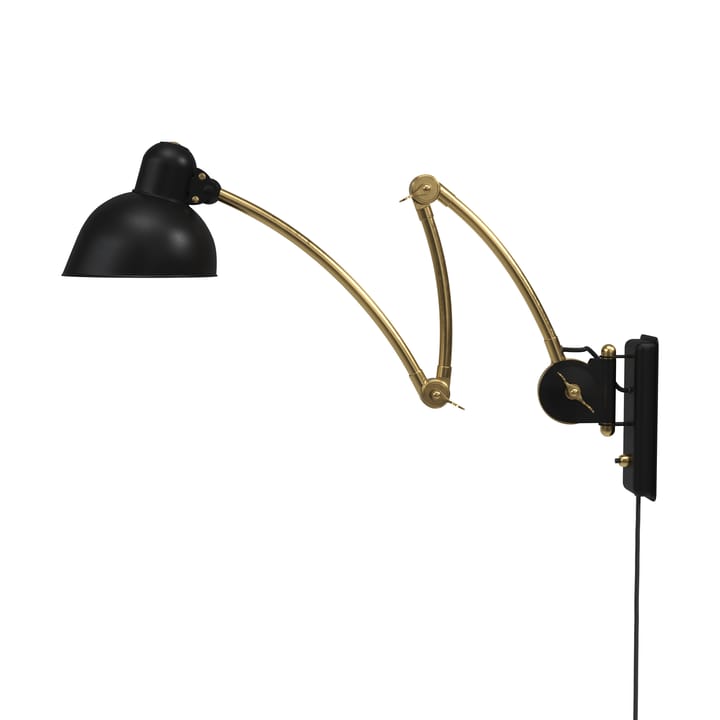 Applique murale Kaiser Idell 6559-W - Matt black-brass - Fritz Hansen