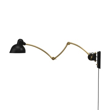 Applique murale Kaiser Idell 6559-W - Matt black-brass - Fritz Hansen