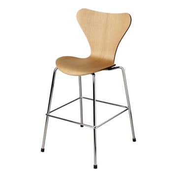 Chaise 3177 Series 7 Junior chrome - Oak - Fritz Hansen