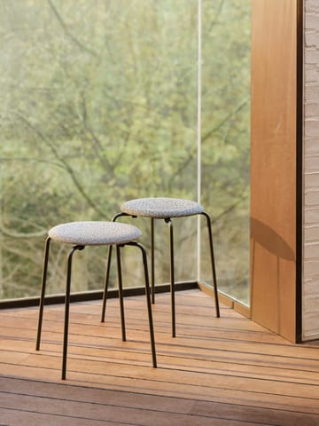 Tabouret en tissu Dot - Grey-beige-white - Fritz Hansen