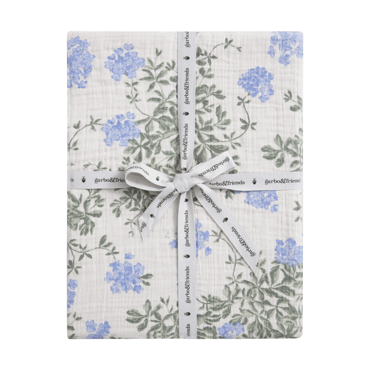 Garbo&Friends Drap-housse Plumbago Muslin 180x200x30 cm