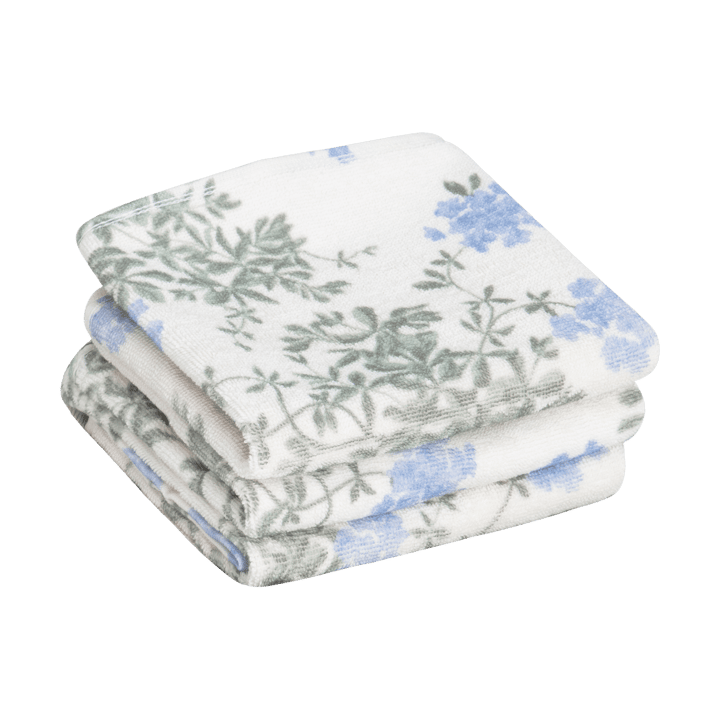 Essui-mains Plumbago Terry lot de 3, 30x30 cm Garbo&Friends