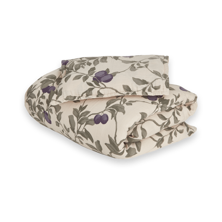 Parure de lit baby Plum en mousseline - 70x80 cm/28x35 cm - Garbo&Friends