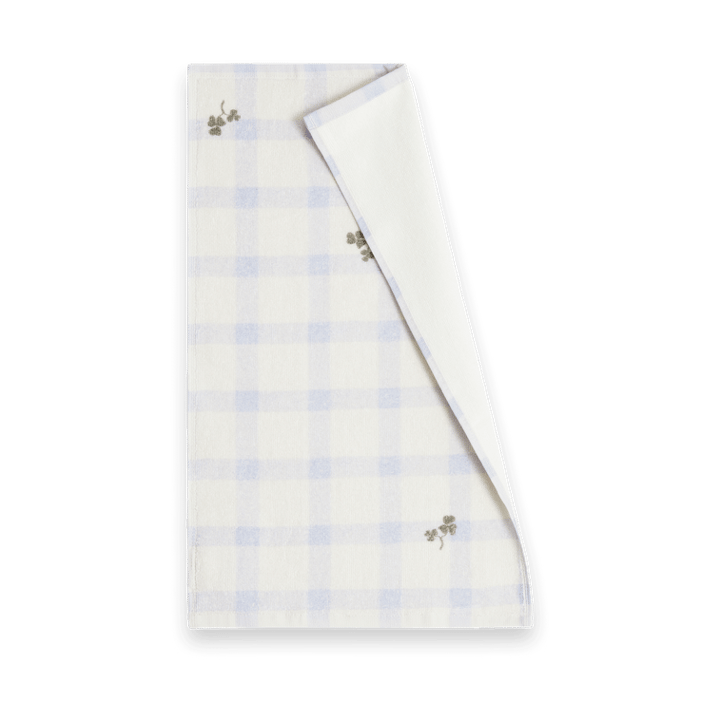 Serviette d'invité Gingham Sorrel Blue Terry, lot de  2 - 30x50 cm - Garbo&Friends